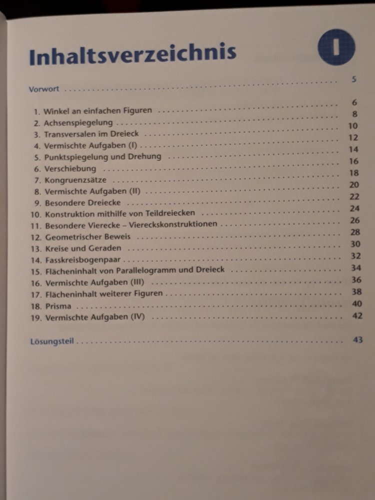 Mathe Lernbuch für die 7. und 8. Klasse