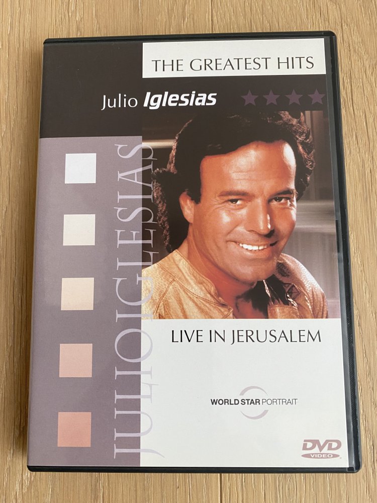 Neue DVD Julio Iglesias Live Jerusalem GreatestHits