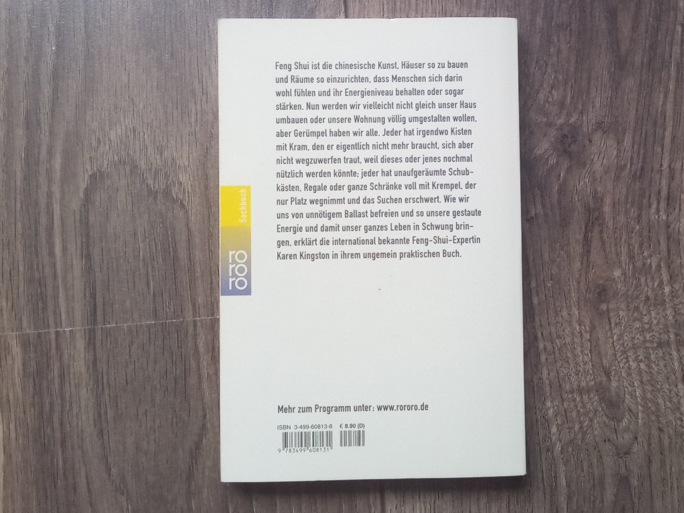 Feng Shui gegen das Gerümpel des Alltags Rororo Buch Karen Kingston