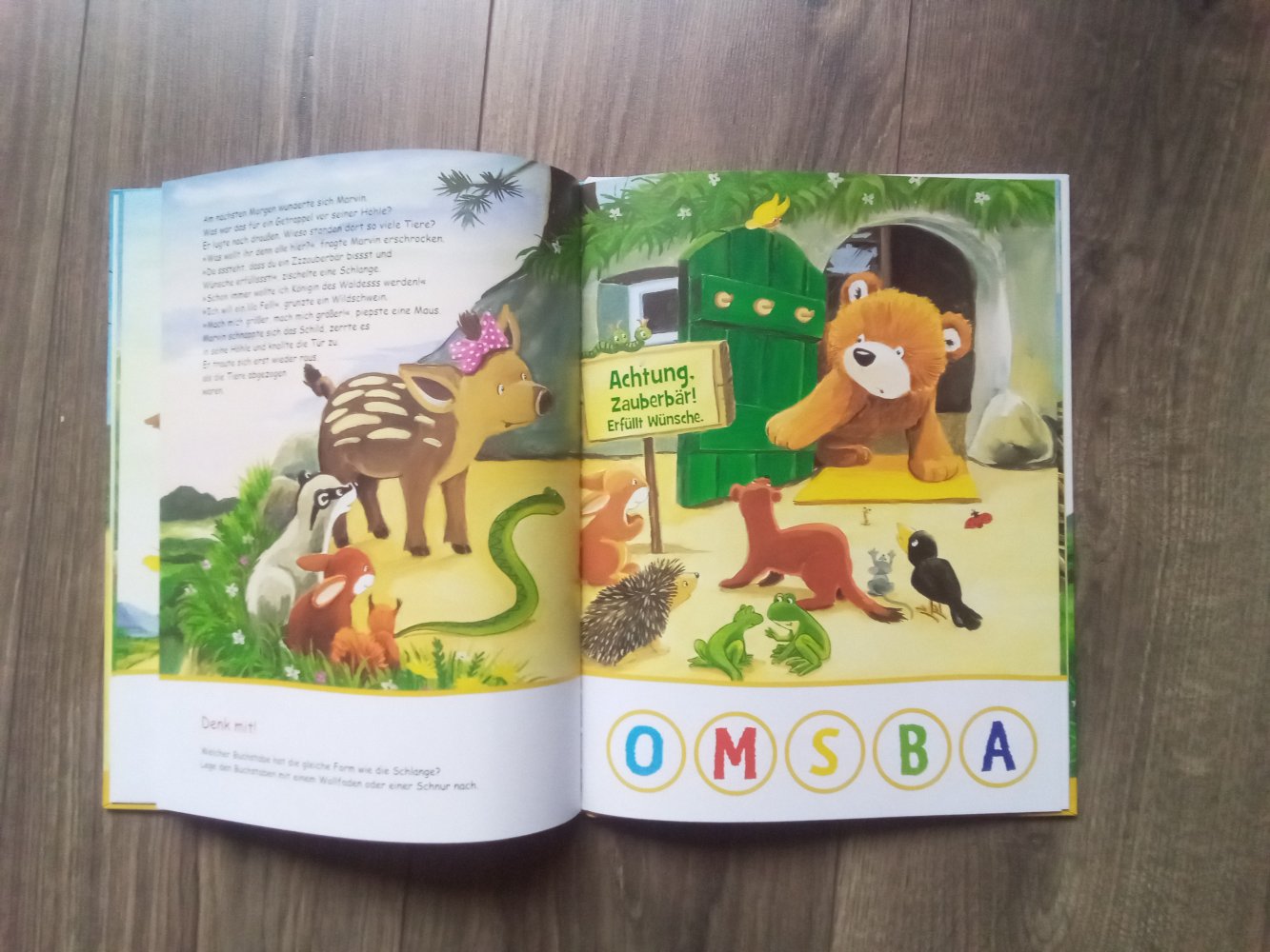 der kleine Bär entdeckt das Schreiben Bilderbuch Vorschule
