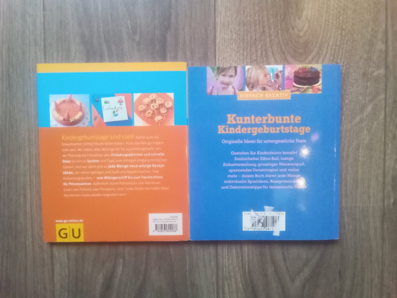 2x Kindergeburtstage Buch GU Kinderfest planen Ideen