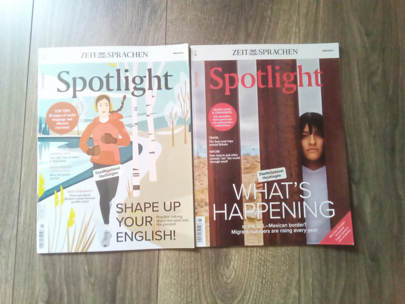 2x Spotlight Zeitschrift Englisch Zeit Sprachen 1+2/22
