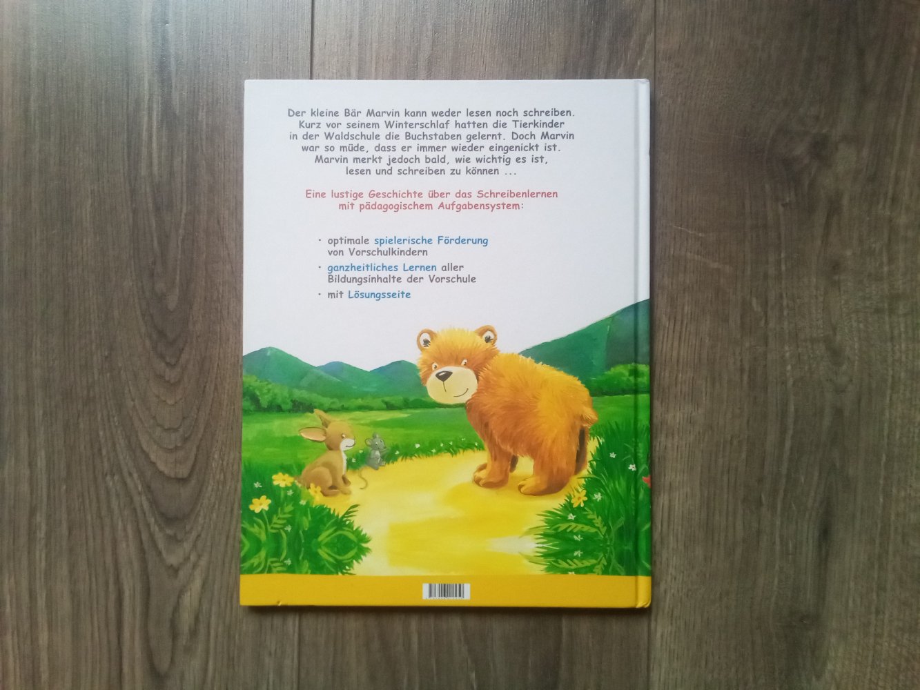 der kleine Bär entdeckt das Schreiben Bilderbuch Vorschule