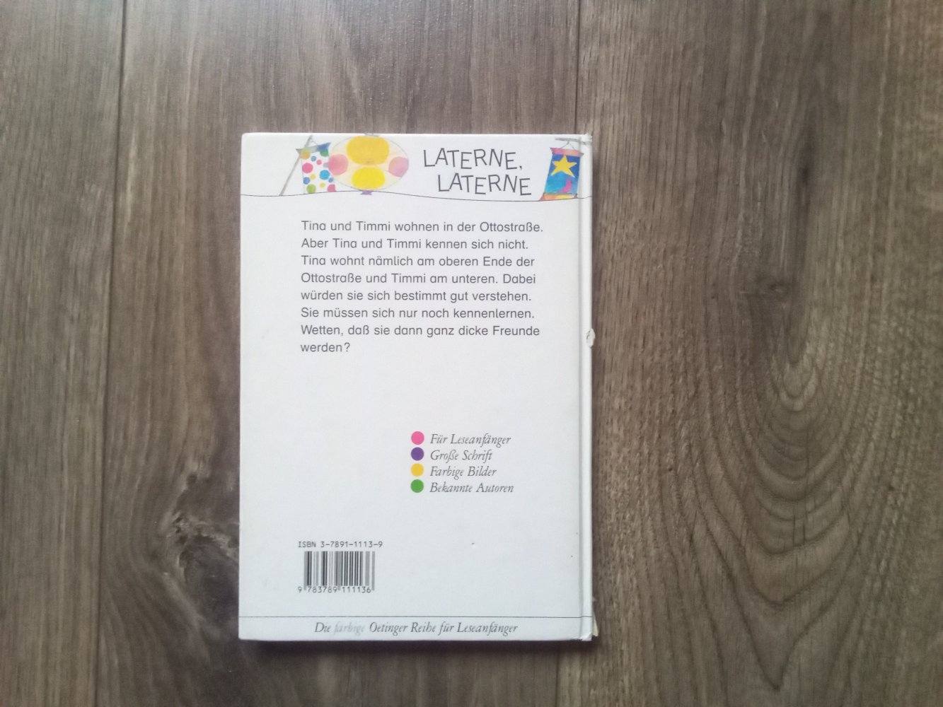Tina und Timmi kennen sich nicht Paul Maar Buch Laterne Laterne