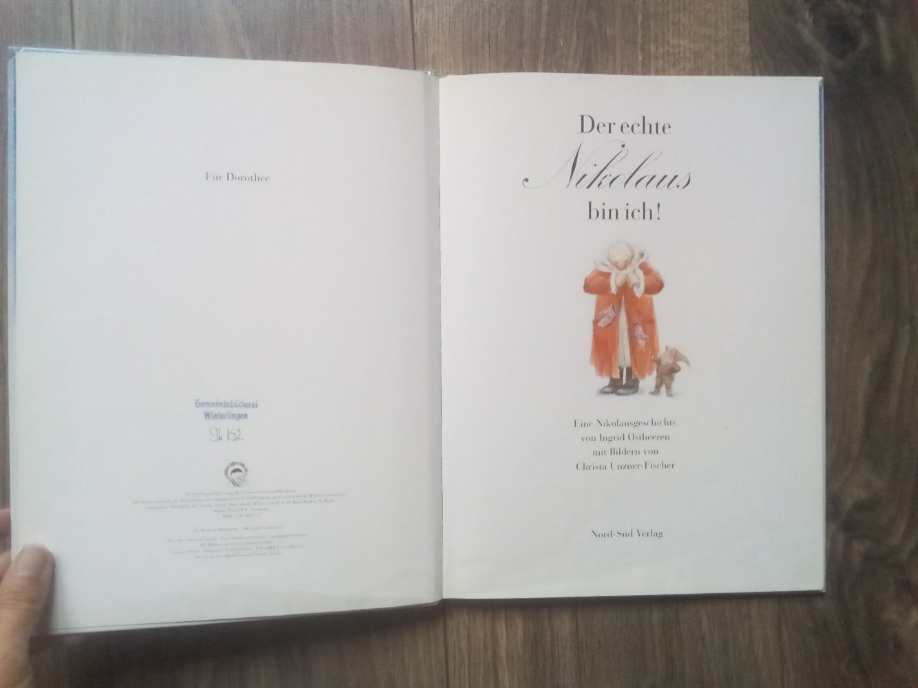 Der echte Nikolaus bin ich Bilderbuch NordSüd Verlag Ostheeren Ingrid