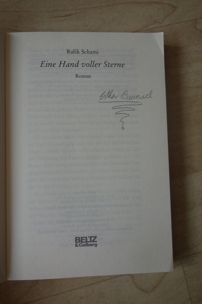 Eine Hand voll Sterne Gewitter im Bauch Rafik Schami Annette Schlipper