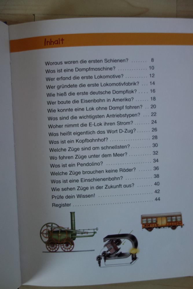 Frag mich was Eisenbahn Buch Andreas Piel Sachbuch gebunden