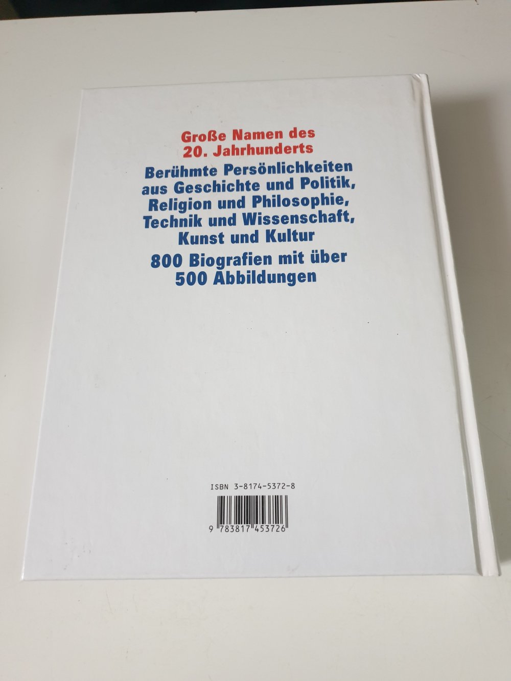 Die grossen des 20 Jahrhunderts