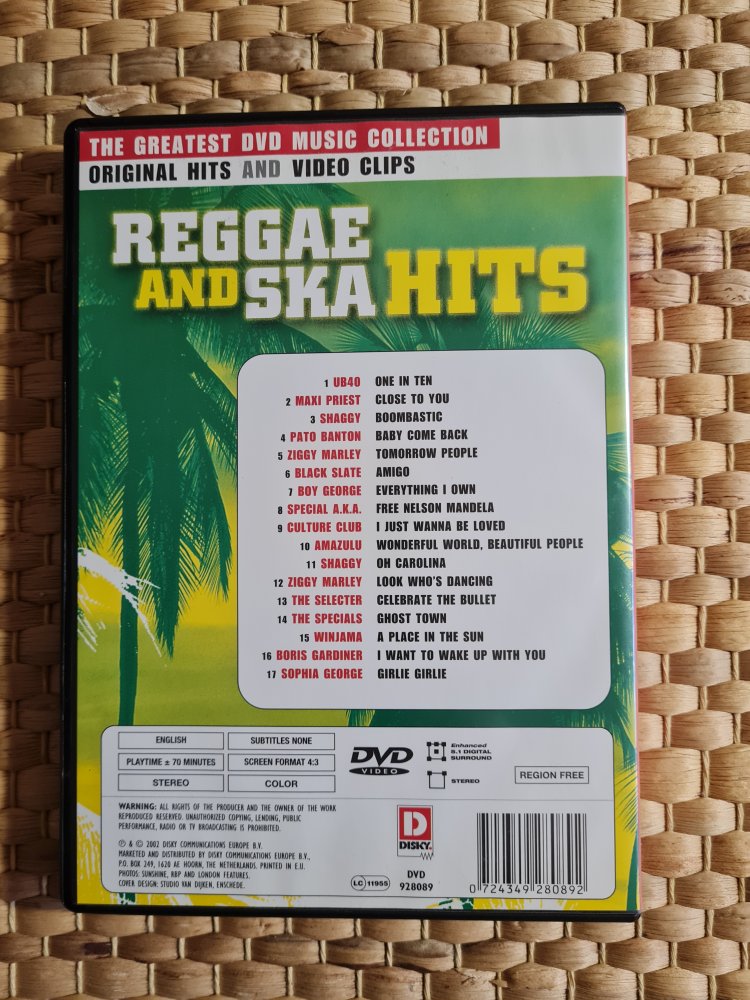 Reggae and Ska DVD, gebraucht