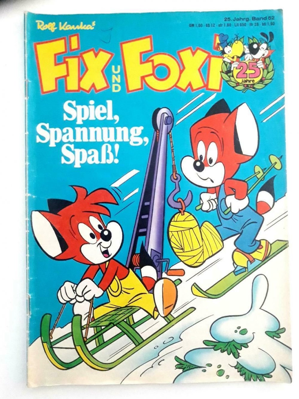 Fix und Foxi, Band 49 - 25. Jahrgang. Kauka. Comic Z. 1-2
