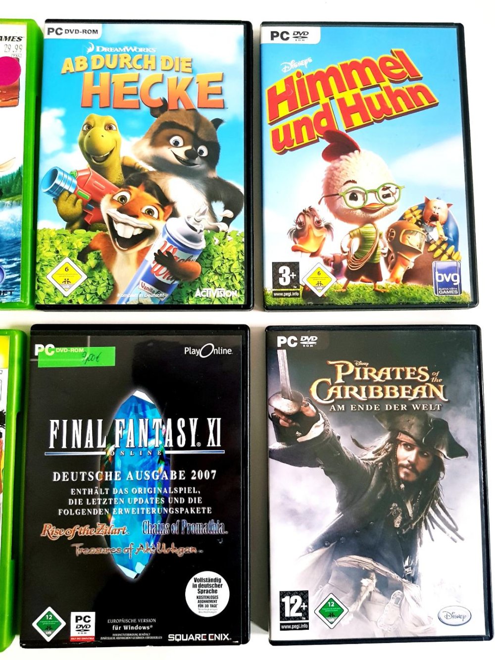 Kinder DVDs 4Stück & 4 X Box gemischt usw. TOP