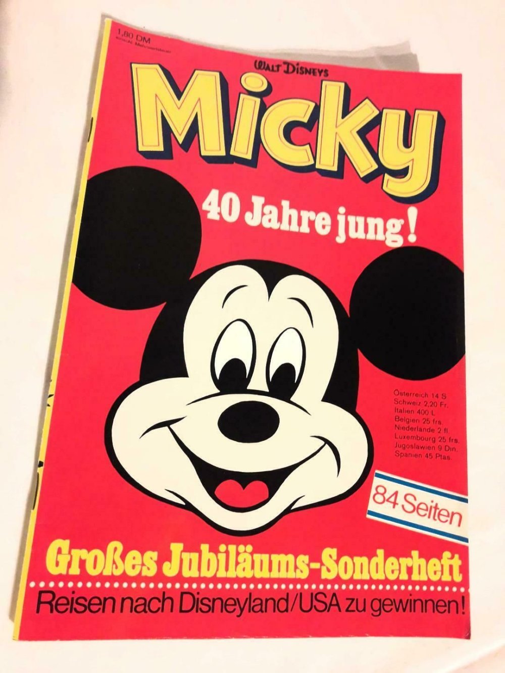Micky 40 Jahre jung Sonderheft 1970 Top- Zustand