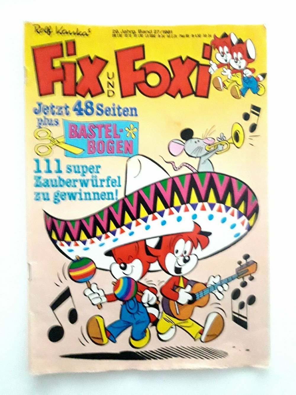Fix und Foxi, Band 49 - 25. Jahrgang. Kauka. Comic Z. 1-2