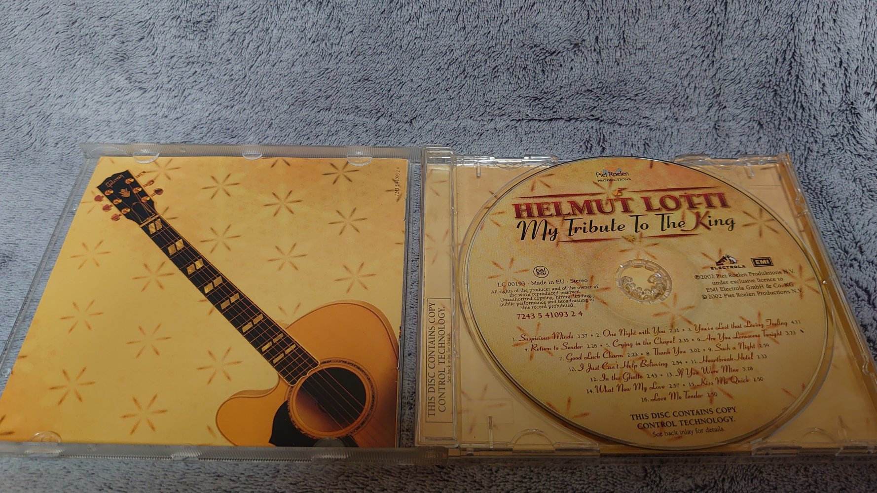 CD  Helmut Lotti My Tribute To The King  2002