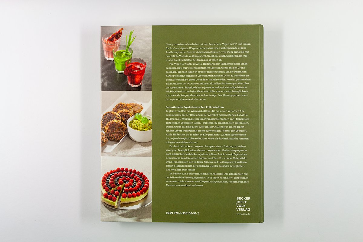 Kochbuch | Attila Hildmann Vegan for Youth 60-Tage-Triät Diät