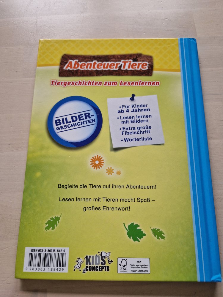 Abenteuer Tiere - Geschichten zum Lesenlernen