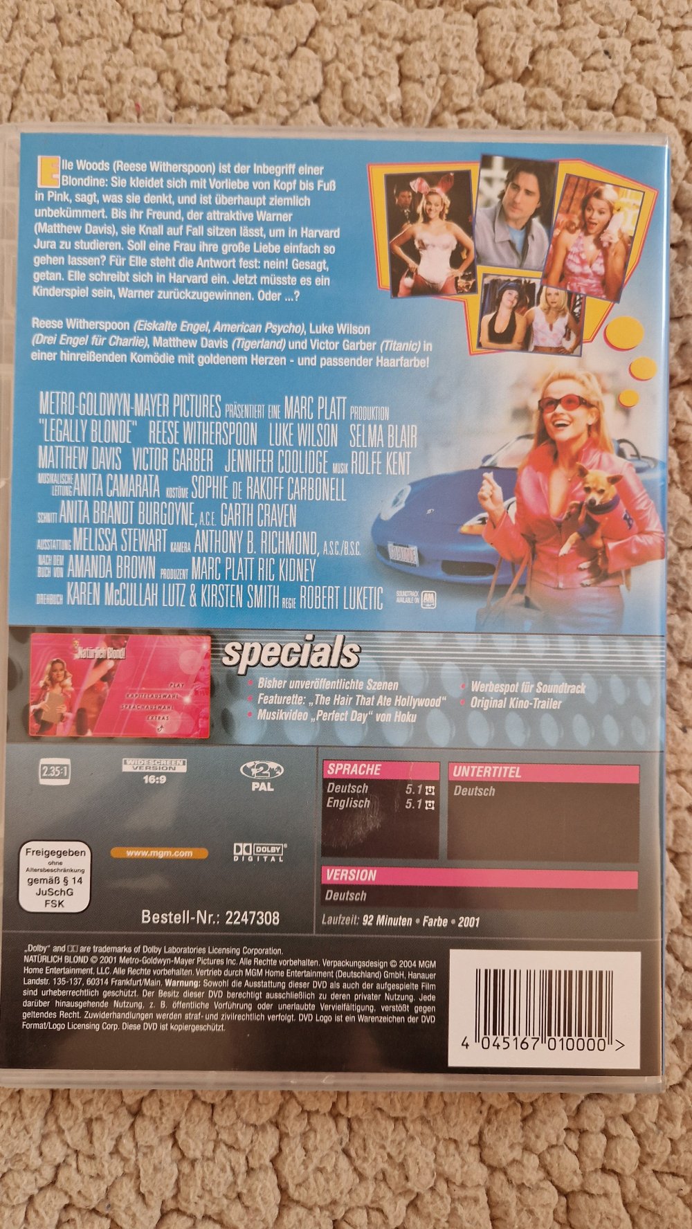 Natürlich Blond Vor dem Gesetz sind alle blond | DVD - #2ndchancemovie
