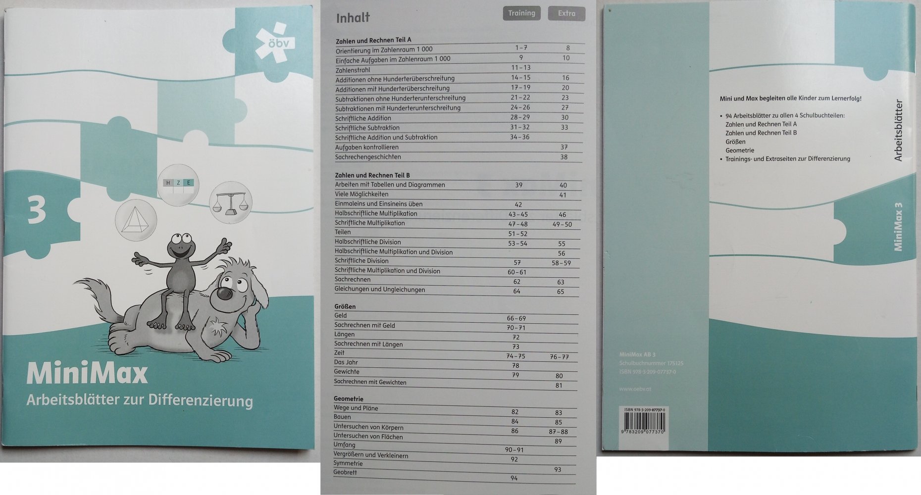 MiniMax - Arbeitsblätter zur Differenzierung