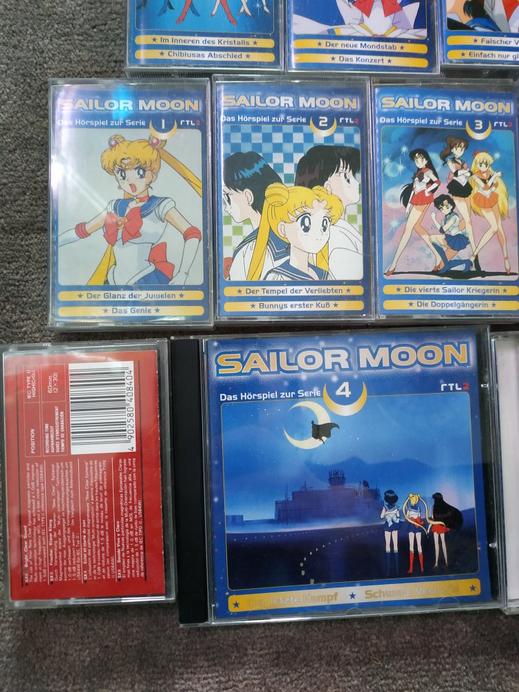 Sailor Moon MC CD Sammlung Sammlerstück Sammlung