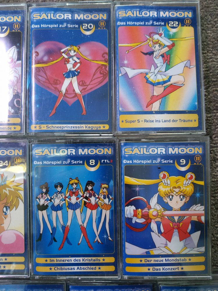 Sailor Moon MC CD Sammlung Sammlerstück Sammlung