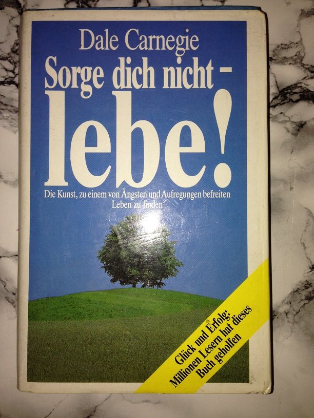 Buch Sorge dich nicht – lebe! Dale Carnegie Mindset Ratgeber Spiritualität Lebenshilfe Positiv