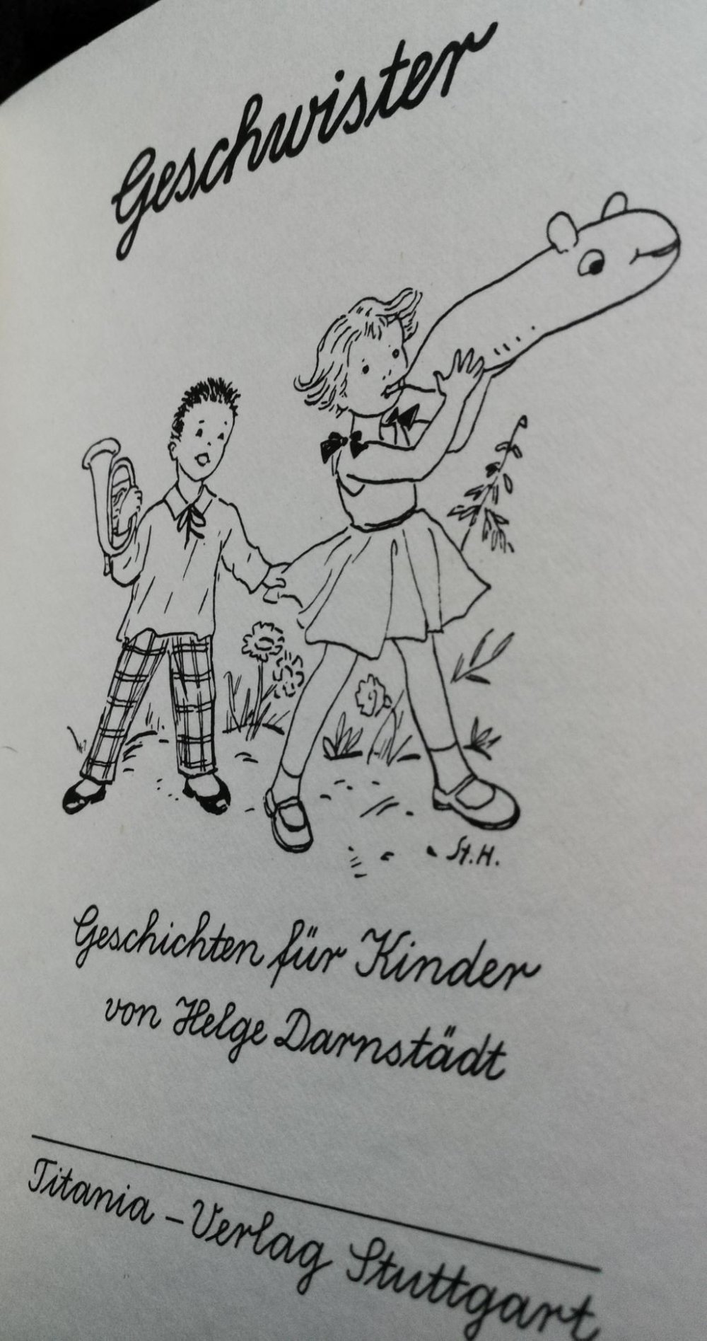 Buch Kinderbuch 80er Vintage Original Klassiker Geschwister 1981 Helge Darnstädt