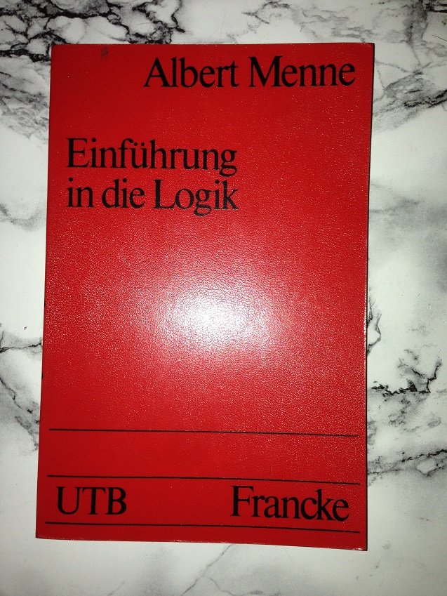 Buch Sachbuch Einführung in die Logik, Albert Menne