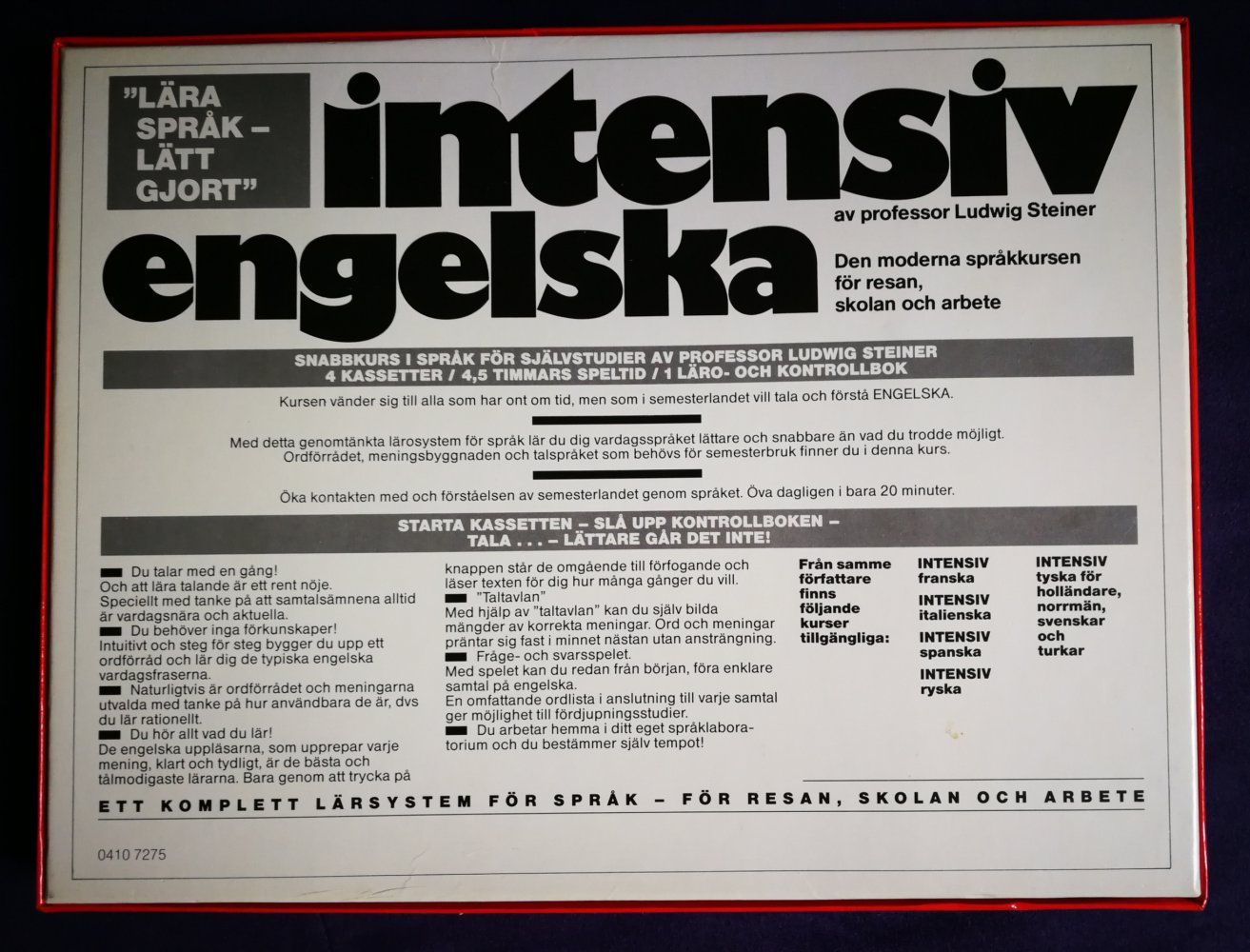 Intensiv engelska