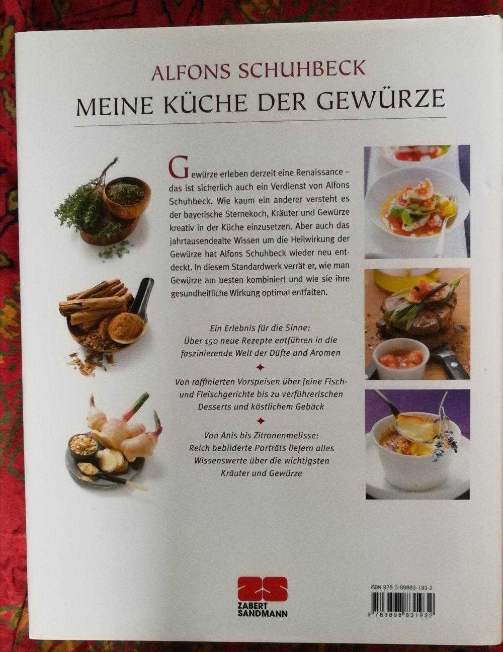 Meine Küche der Gewürze Alfons Schuhbeck Sternekoch TV Koch 