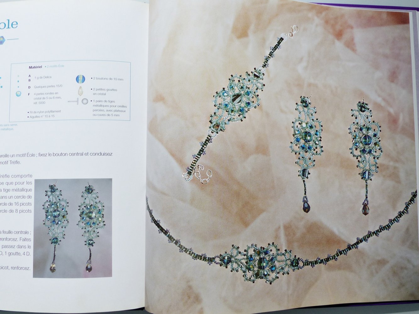 Bijoux en cristal Dentelles de perles