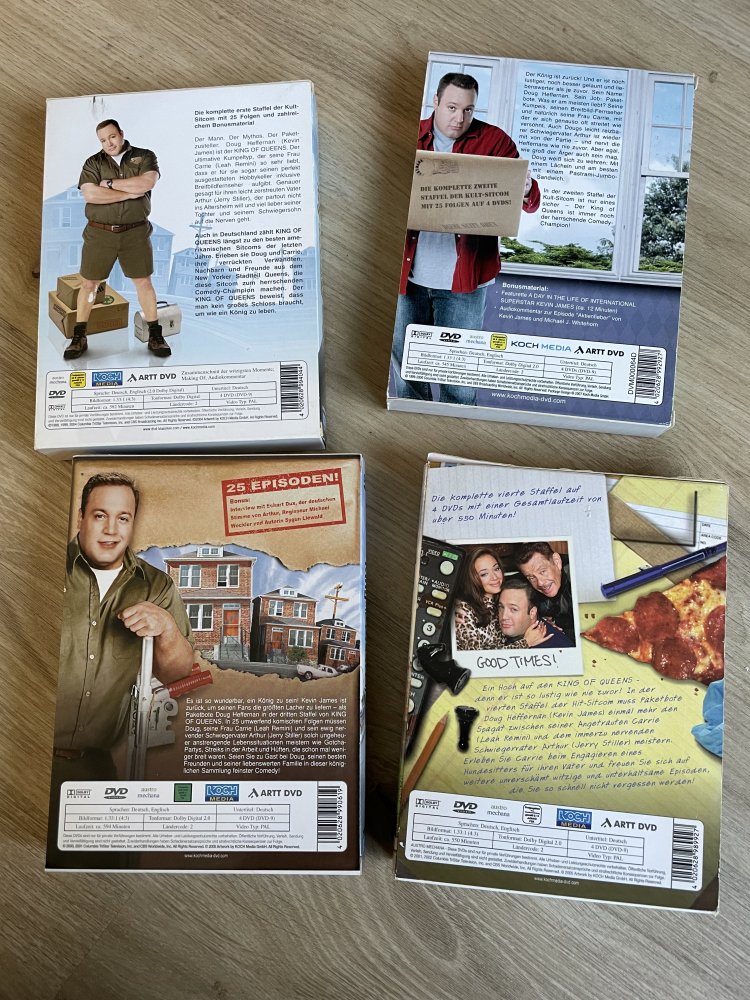 DVD - King of Queens - Staffel 1 - 2 - 3 - 4 - Season 1-4