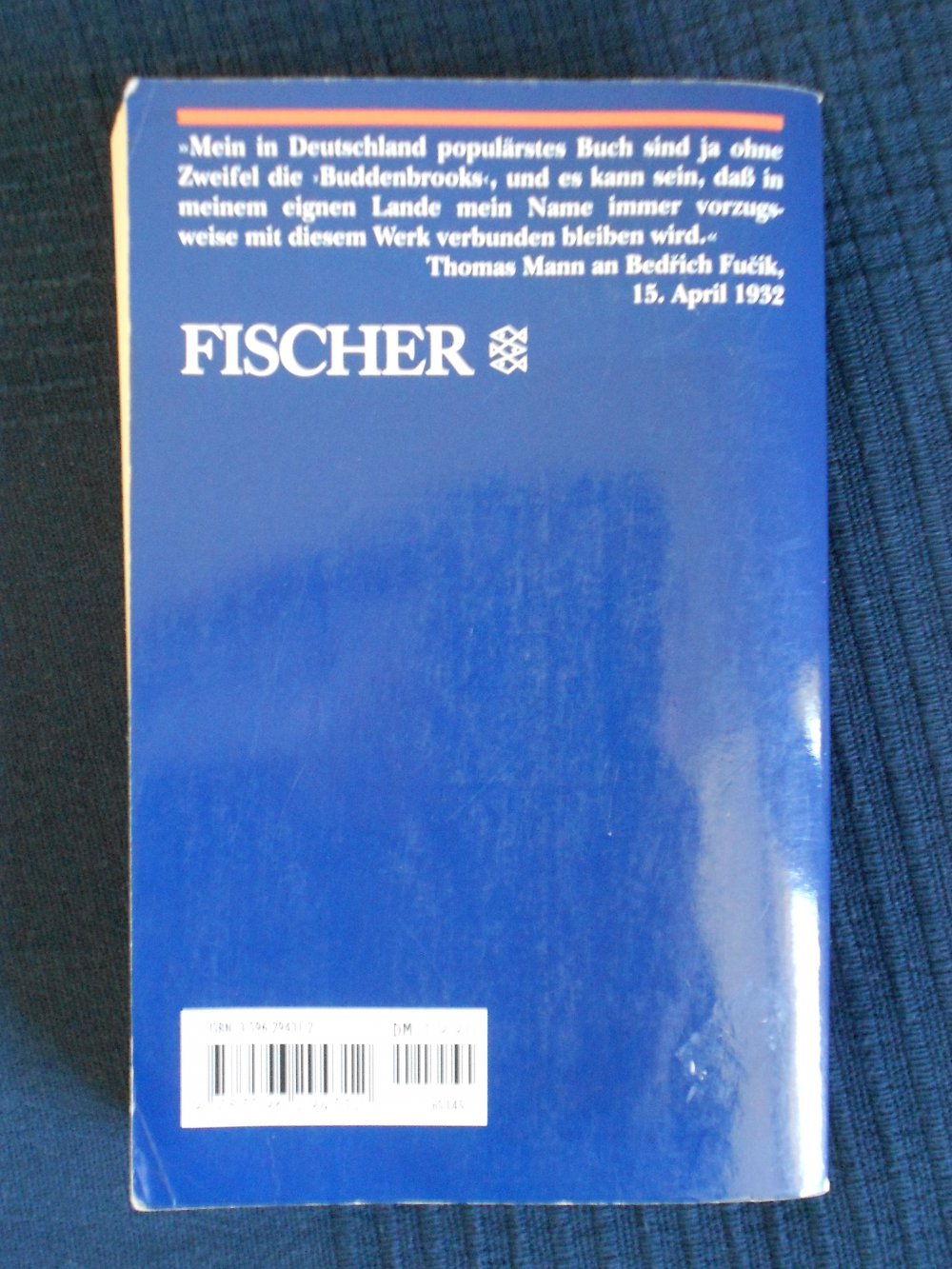 Taschenbuch Buddenbrooks - Thomas Mann