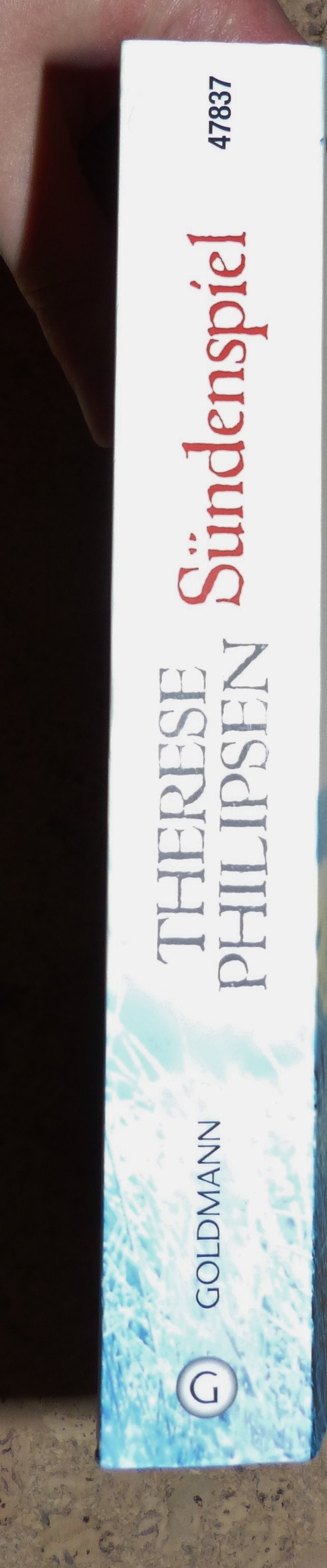 Taschenbuch Sündenspiel von Therese Philipsen, sehr gut