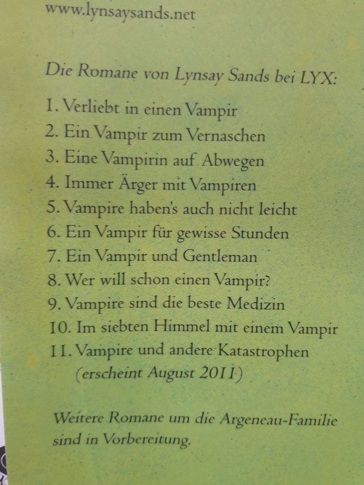 Vampire haben's auch nicht leicht 