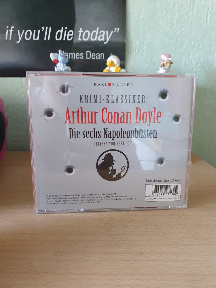 Arthur Conan Doyle : Sherlock Holmes Die sechs Napoleonbüsten Hörbuch / Hörspiel