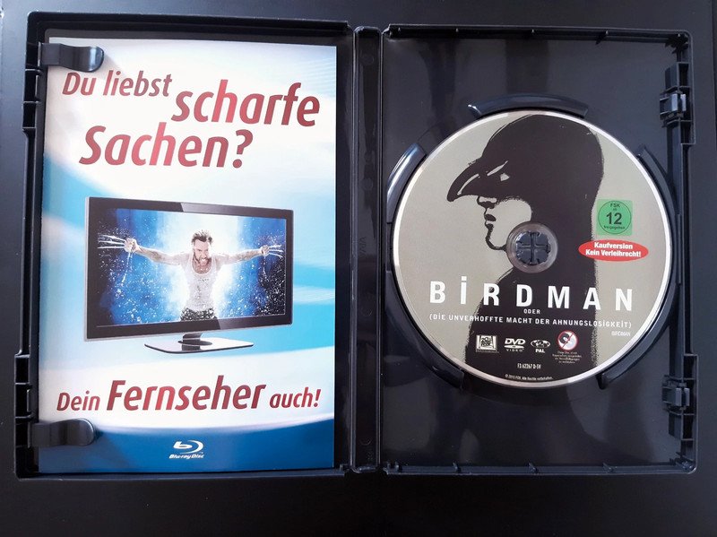Birdman oder (Die unverhoffte Macht der Ahnungslosigkeit) (2014) DVD | Alejandro González Iñárritu | Michael Keaton