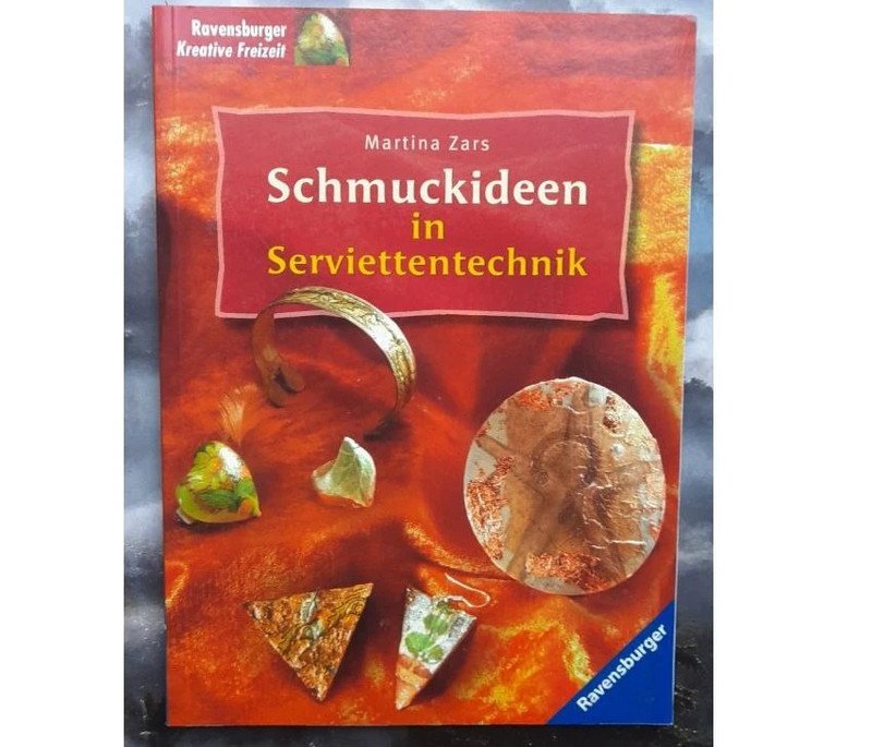 Schmuckideen in Serviettentechnik Bastel Buch