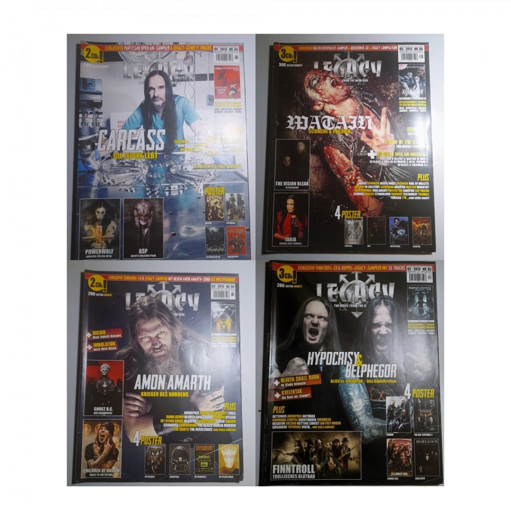 Legacy Metal Zeitschriften von 2013