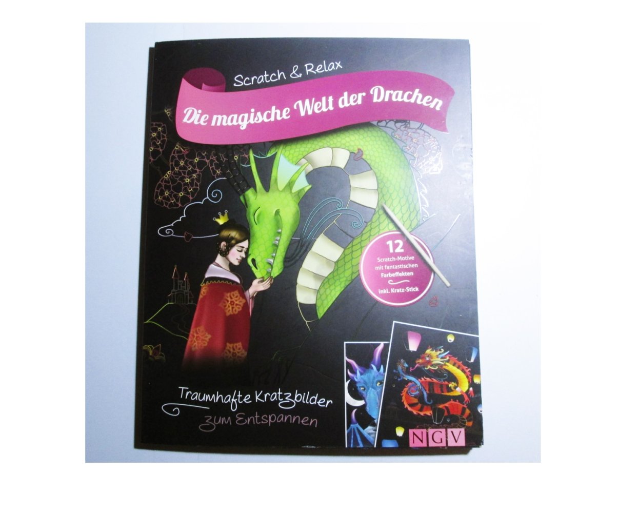 Die magische Welt der Drachen Kratzbuch Kreativbuch
