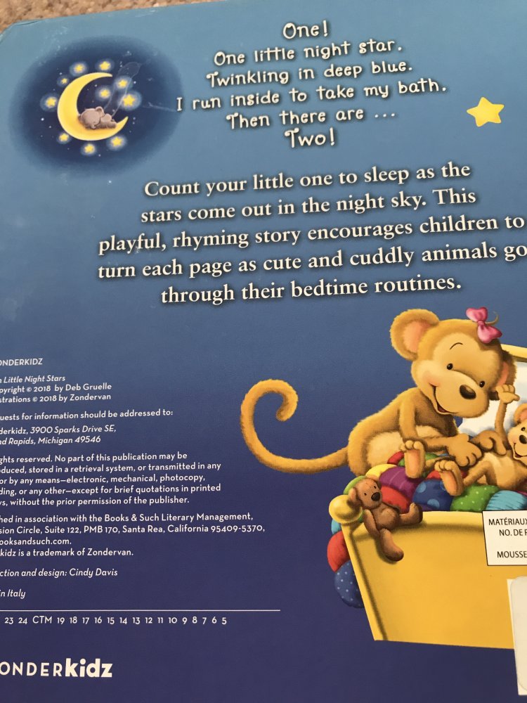 Sterne Zählgeschichte Gute Nacht Englisch Vokabeln lernen Ten Little Night Stars Kinderbuch Vorschule Hardcover Lesebuch Bebildert 