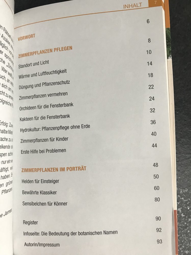 Zimmerpflanzen Klassiker und Neuheiten mit Sonderteil Orchideen Softcover Taschenbuch 