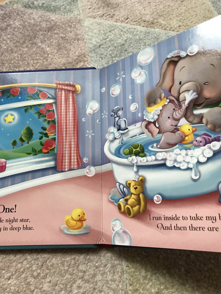 Sterne Zählgeschichte Gute Nacht Englisch Vokabeln lernen Ten Little Night Stars Kinderbuch Vorschule Hardcover Lesebuch Bebildert 