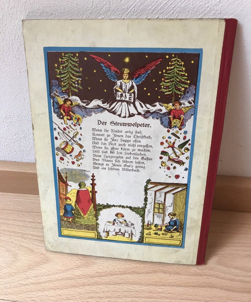 Vintage Kinderbuch Geschichten Wilhelm Busch Dr. Heinrich Hoffmann Nostalgie Hardcover Altdeutsche Schrift Struwwelpeter u.a. 