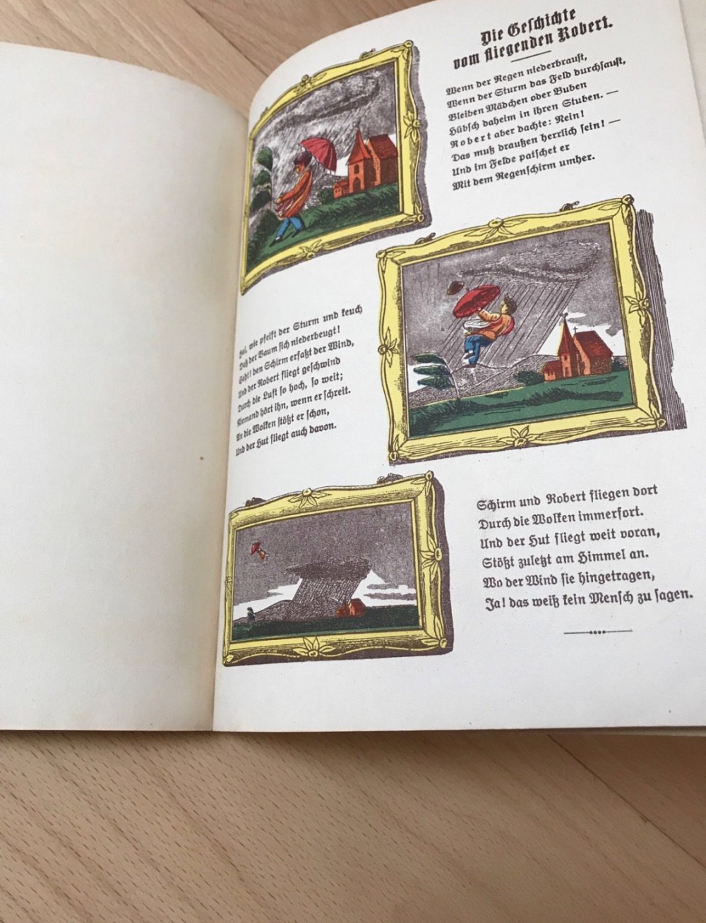 Vintage Kinderbuch Geschichten Wilhelm Busch Dr. Heinrich Hoffmann Nostalgie Hardcover Altdeutsche Schrift Struwwelpeter u.a. 
