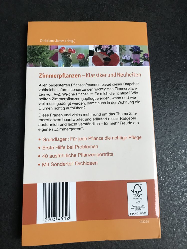 Zimmerpflanzen Klassiker und Neuheiten mit Sonderteil Orchideen Softcover Taschenbuch 