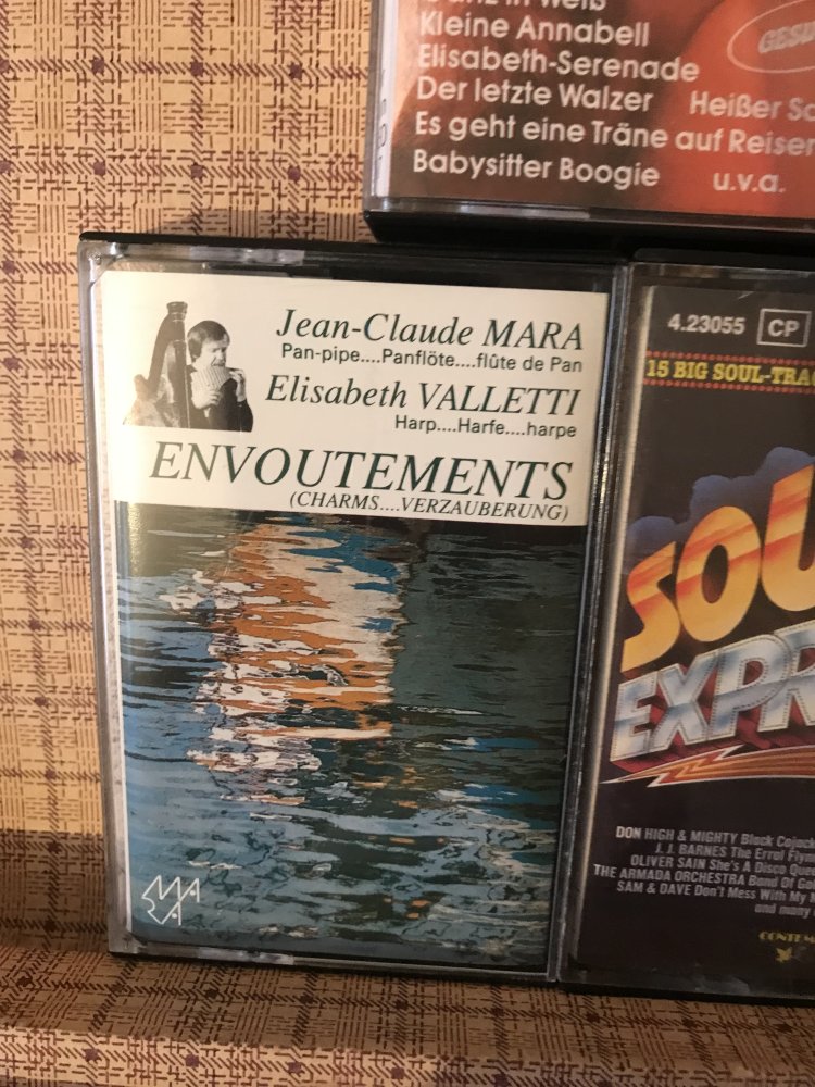 Nostalgie MC alte Musikkassette Cassettenbäner 70er 80ies Hits Soul Melodien Schlager Nostalgie Party Deko used