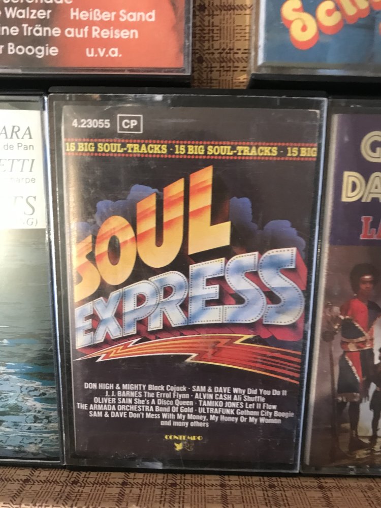 Nostalgie MC alte Musikkassette Cassettenbäner 70er 80ies Hits Soul Melodien Schlager Nostalgie Party Deko used