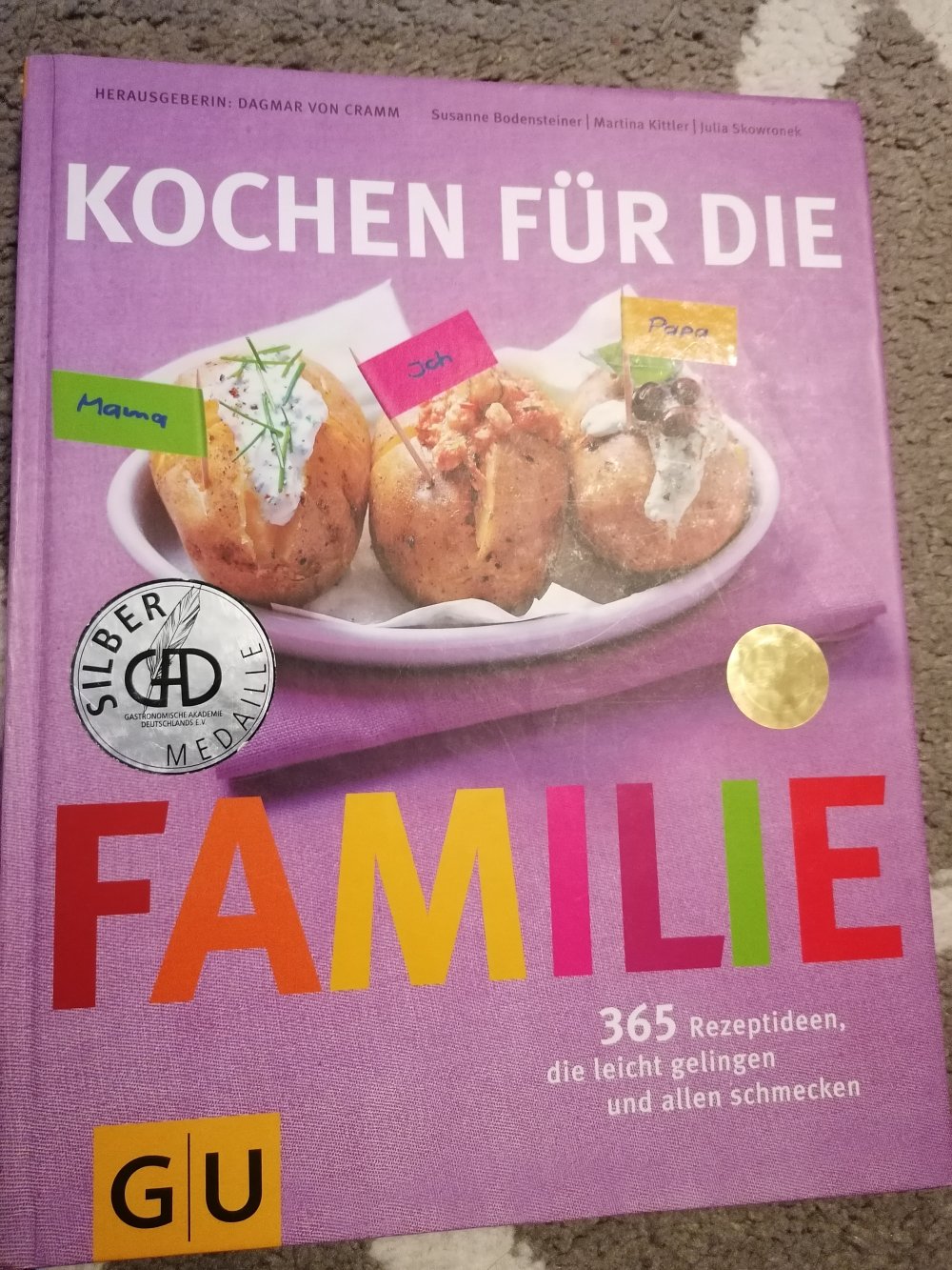 Kochen für die Fanilie Kochbuch Rezepte Kinder Cramm