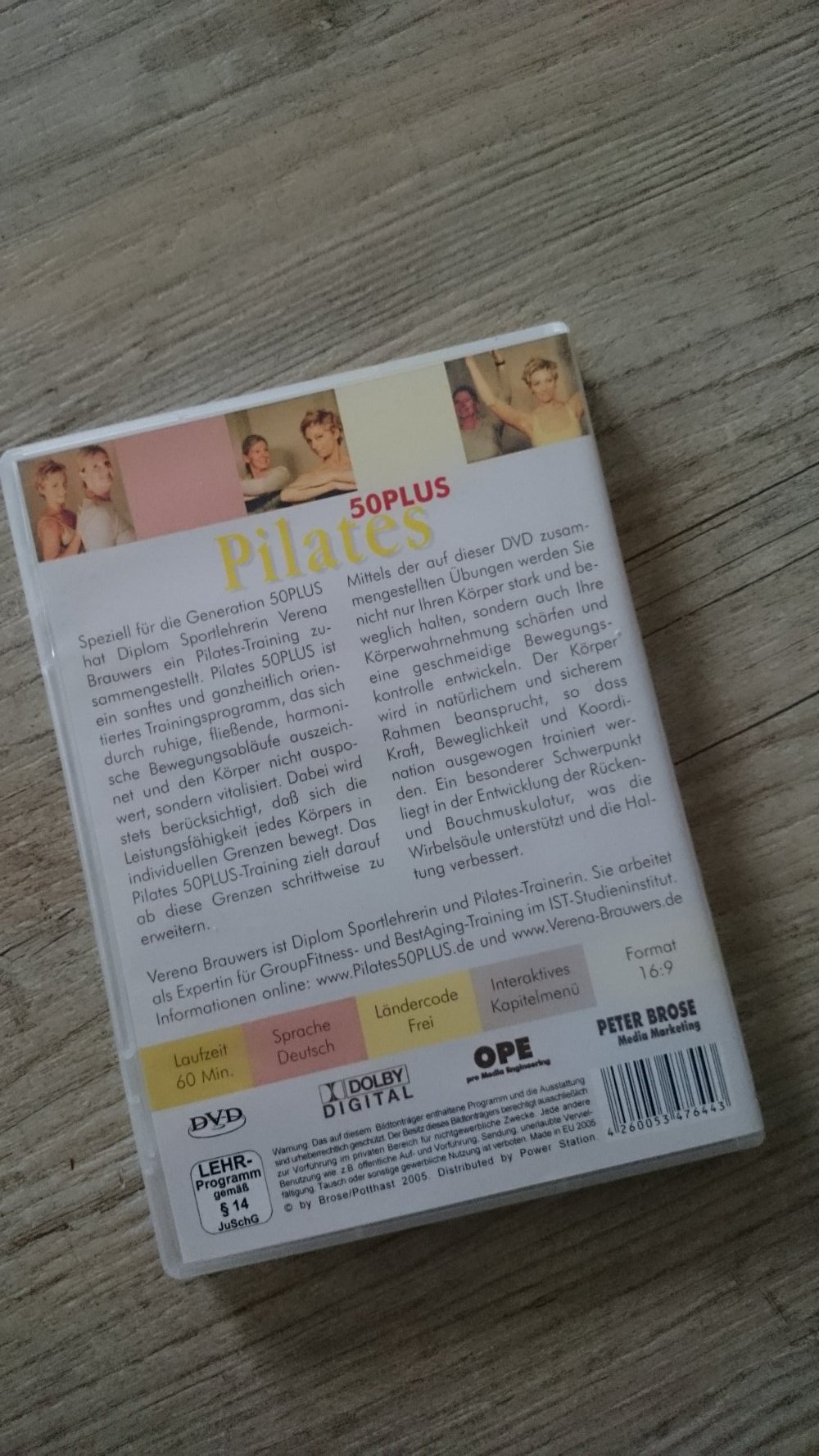 Neu! DVD Pilates 50 Plus, NP 14,95 Euro