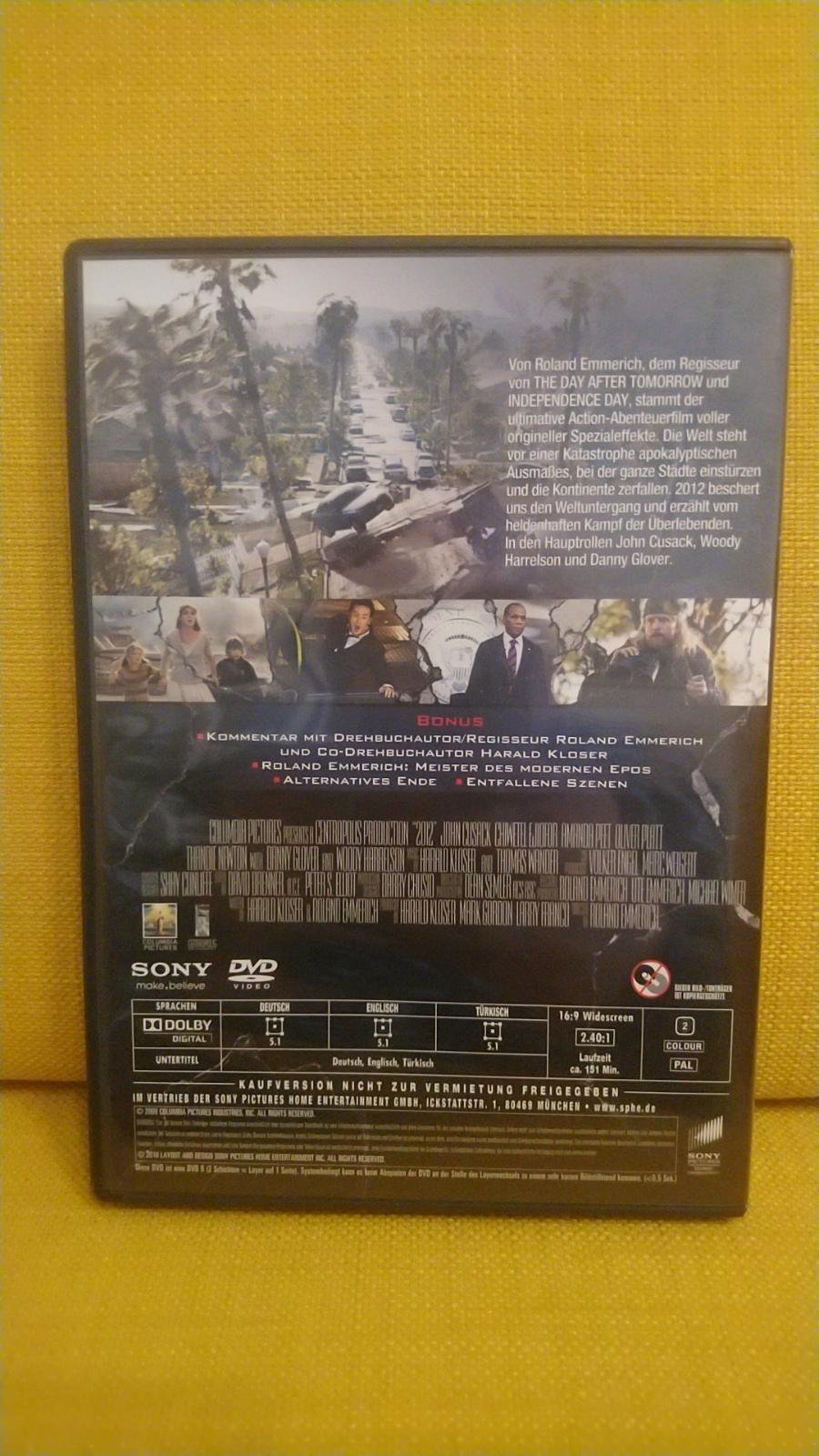 2012 DVD